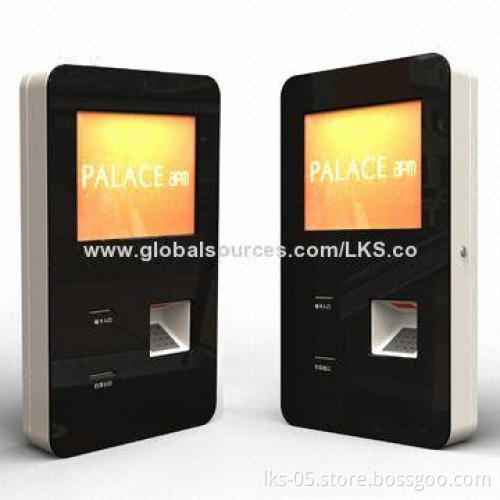 Kiosks with 17-inch touch screen and card reader and printer functions